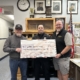 Tombstone Trading Company presents check to the Ware Police Union